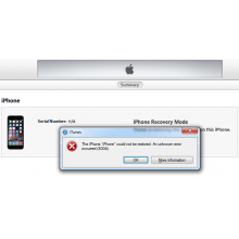 iTunes Error Number Explanations