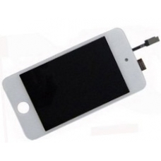 iPod Touch White LCD Screen & Digitizer with White Glass Panel 4th Gen